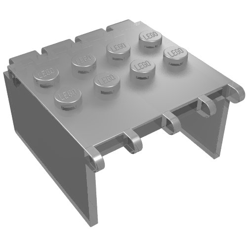 Windscreen 4 x 4 x 2 Canopy Extender, Hinge (Trans-Brown)