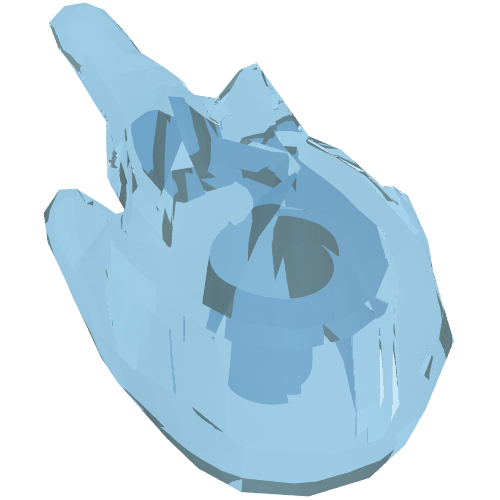Wave / Power Burst / Flame Blaster with Handle (Trans-Light Blue)