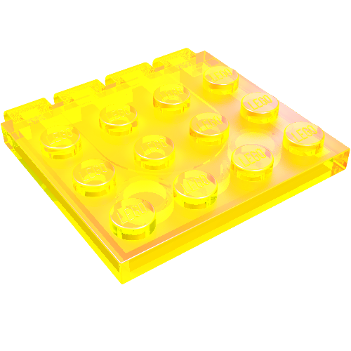 Hinge Vehicle Roof 4 x 4 (Trans-Neon Green)