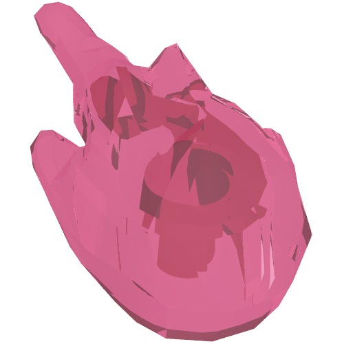 Wave / Power Burst / Flame Blaster with Handle (Trans-Dark Pink)