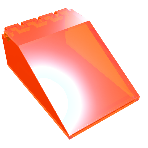 Windscreen 6 x 4 x 2 Canopy (Trans-Neon Orange)