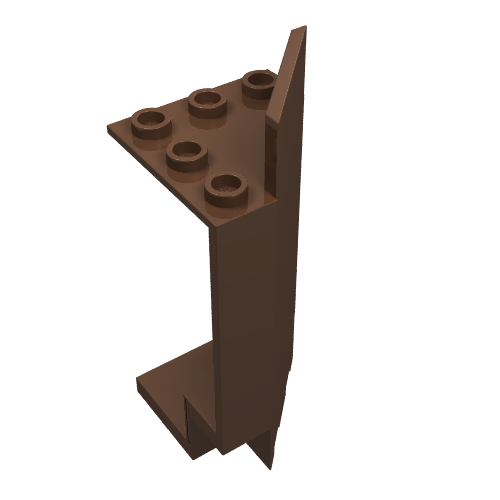 Panel 3 x 3 x 6 Corner Wall (Brown)