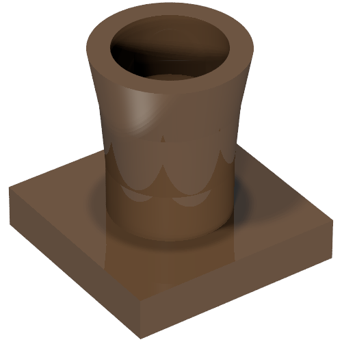 Plant, Palm Tree Base (Brown)