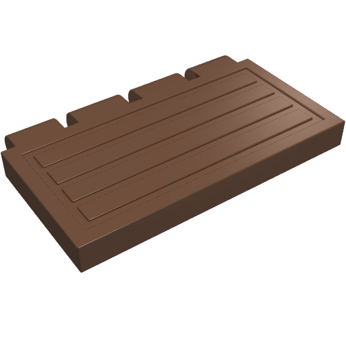 Hinge Train Gate 2 x 4 (Brown)