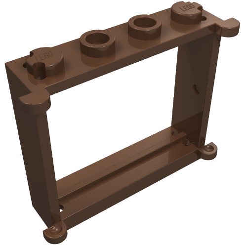 Window 1 x 4 x 3 (Brown)