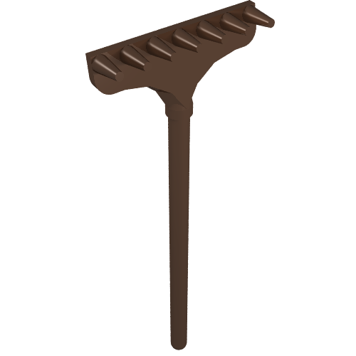 Fabuland, Equipment Rake (Brown)