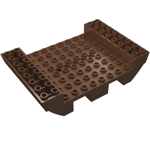 Boat Hull Section, Small Middle 8 x 12 (Brown)