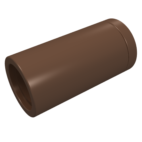 Technic Pin Connector Round [No Slot] (Brown)