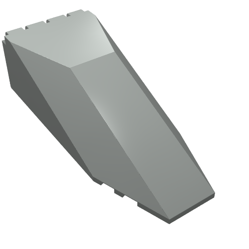 Windscreen 10 x 4 x 2 1/3 Canopy (Light Gray)