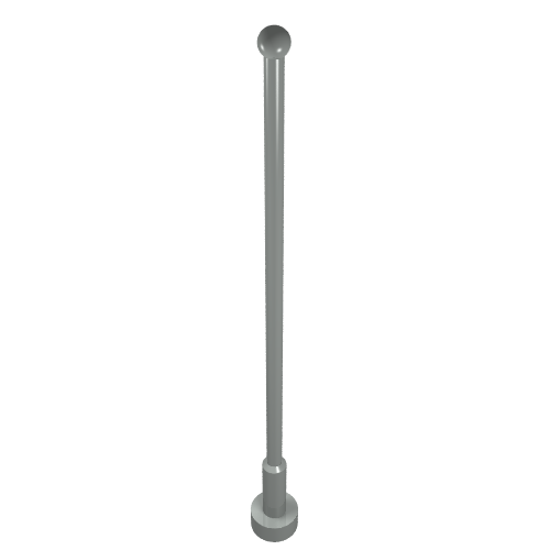 Antenna 8H Whip (Light Gray)