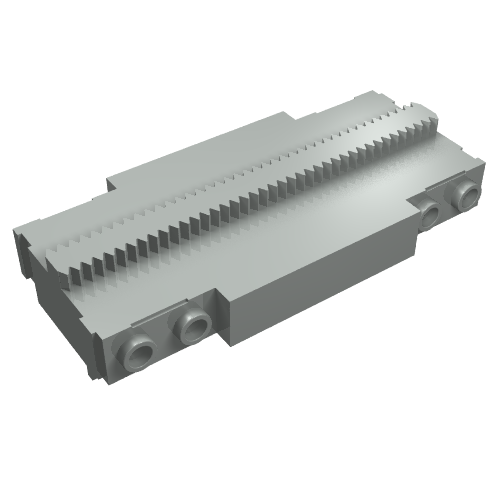 Vehicle Track, Monorail Straight Short (Light Gray)