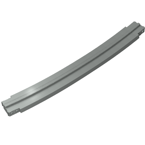 Vehicle Track, Monorail Ramp Lower Part (Light Gray)