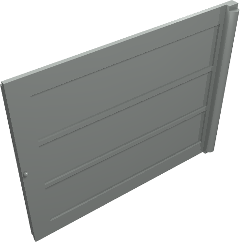 Door Sliding - Type 2 (Light Gray)