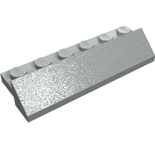 Brick Sloped 45° 2 x 6 x 2/3 (Light Gray)
