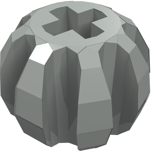 Technic Ball with 8 Grooves (Light Gray)