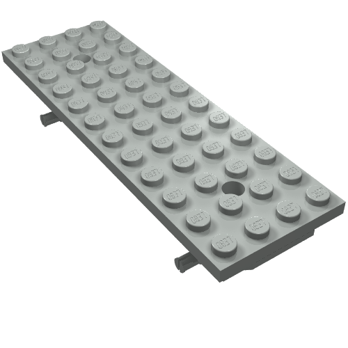 Vehicle Base 4 x 12 x 1 2/3 (Light Gray)
