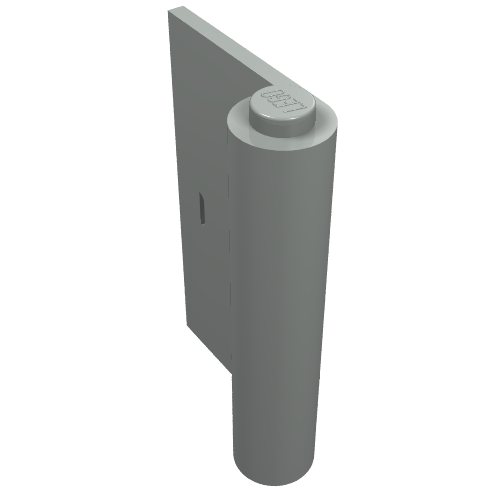 Door 1 x 3 x 4 Left (Light Gray)