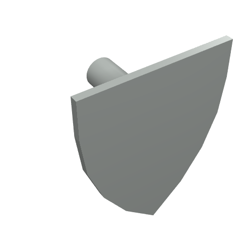 Shield Triangular (Light Gray)