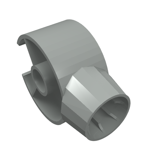 Animal / Creature Body Part, Dinosaur Neck / Tail Ring (Light Gray)