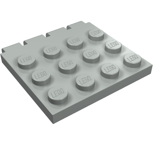 Hinge Vehicle Roof 4 x 4 (Light Gray)