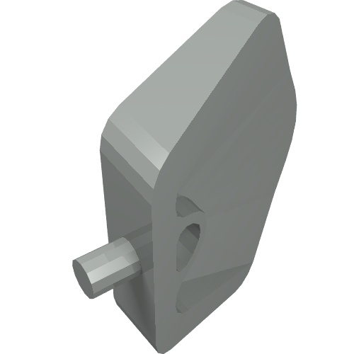 Animal Body Part, Elephant Ear (Light Gray)