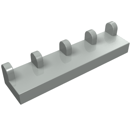 Hinge Tile 1 x 4 (Light Gray)