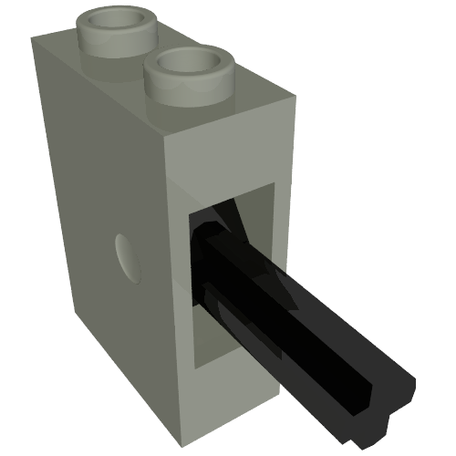 Pneumatic Switch with Top Studs (Light Gray)