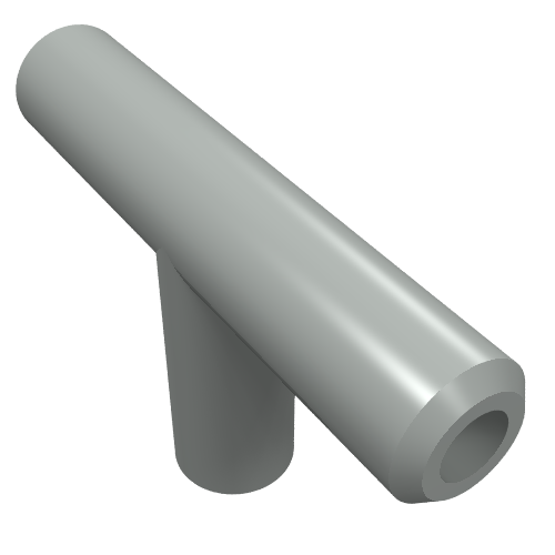Pneumatic T-Piece (T Bar) [Old Style] (Light Gray)