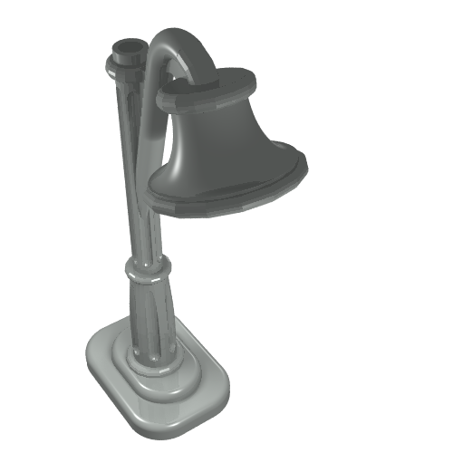 Fabuland Lamp Post (Light Gray)