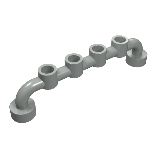 Bar 1 x 6 [Open Studs] (Light Gray)