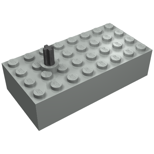 Control Unit, Train, 12V 4 x 8 x 1 2/3 Remote Control Switch Motor (Light Gray)