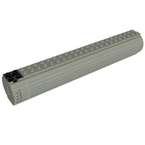 Battery Box, 4.5V, 4 x 24, 3 x C-Cell with Switch [Complete Assembly] (Light Gray)