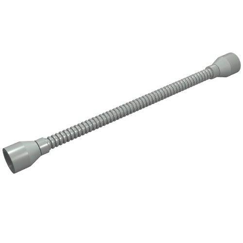 Flexible Hose 8.5L with Tabless Ends (Ends same color as Tube) (Light Gray)