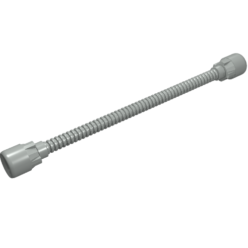 Flexible Hose 8.5L with Tabbed Ends (Ends same color as Tube) (Light Gray)