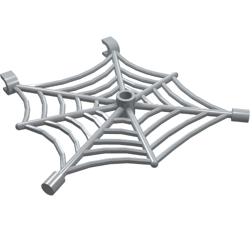Insect Accessory, Spider Web (Light Bluish Gray)