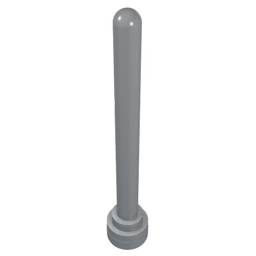 Antenna 1 x 4 with Rounded Top (Light Bluish Gray)