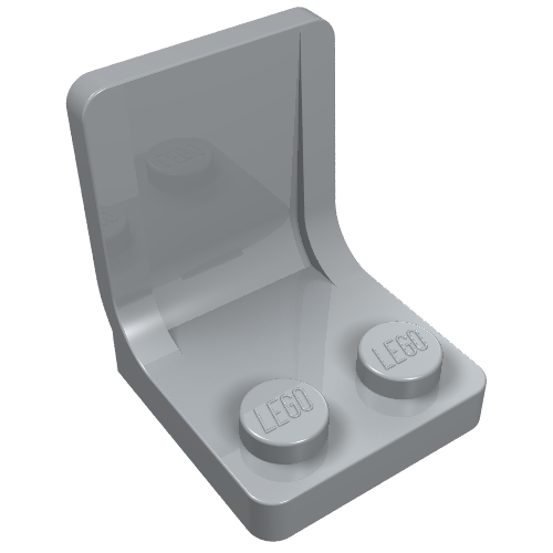Seat / Chair 2 x 2 (Light Bluish Gray)