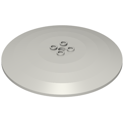Dish 10 x 10 Inverted (Radar) with Hollow Studs (Light Bluish Gray)