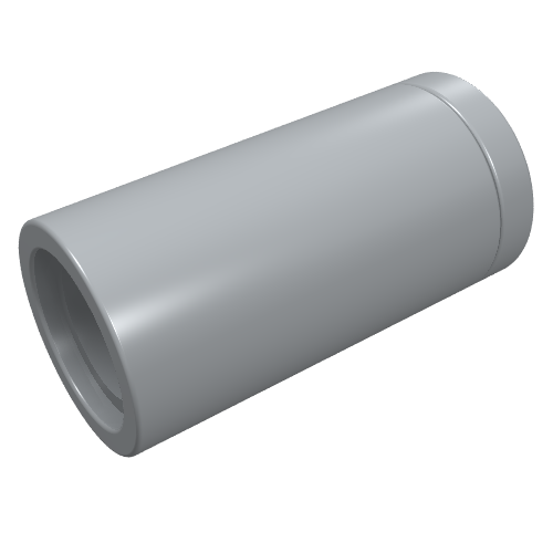 Technic Pin Connector Round [No Slot] (Light Bluish Gray)