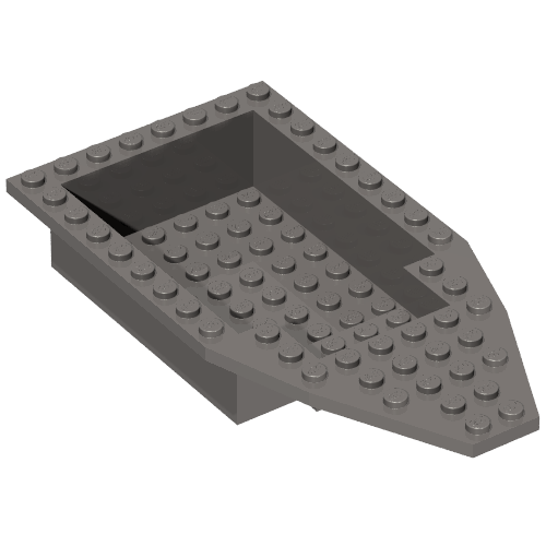 Boat Deck 8 x 16 x 3 (Dark Bluish Gray)