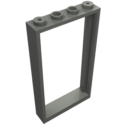 Door Frame 1 x 4 x 6 Type 1 (Dark Bluish Gray)