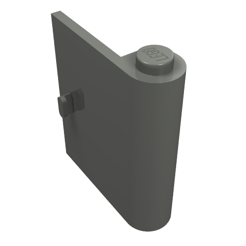 Door 1 x 3 x 3 Right (Dark Bluish Gray)