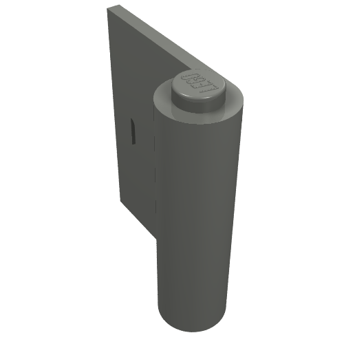Door 1 x 3 x 3 Left (Dark Bluish Gray)