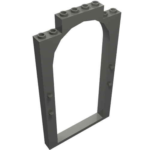 Door Frame Arched 1 x 8 x 12 (Dark Bluish Gray)