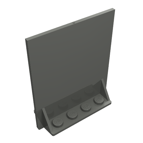 Door 2 x 5 x 5 Swivel, Bracket Base (Dark Bluish Gray)