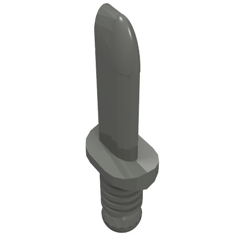 Weapon Dagger / Knife (Dark Bluish Gray)