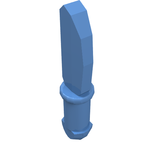 Equipment Cutlery - Knife [Kitchen Implements Kit] (Medium Blue)