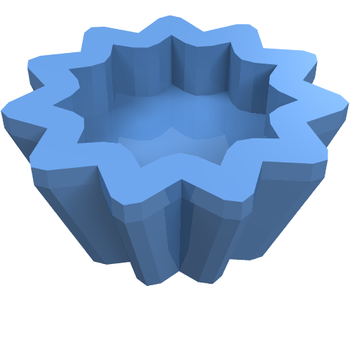 Equipment Cupcake Holder [Kitchen Implements Kit] (Medium Blue)