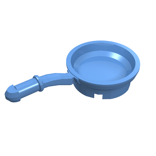 Equipment Frying Pan [Kitchen Implements Kit] (Medium Blue)