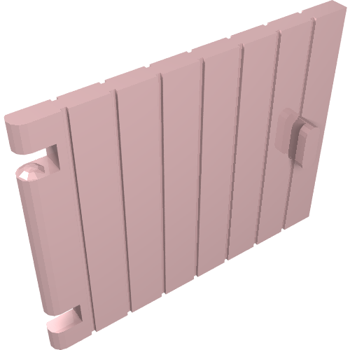 Door 1 x 4 x 3 (Light Pink)